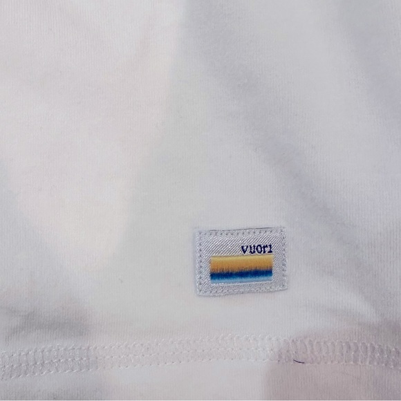 Vuori white Pima cotton t-shirt - Picture 2 of 4